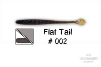 GARY YAMAMOTO приманка Flat Tail 4.5" #002