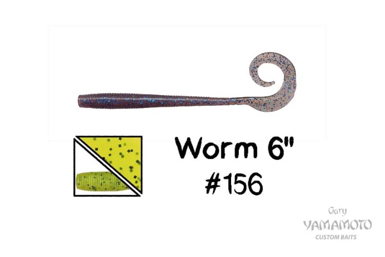 GARY YAMAMOTO приманка Worm #156