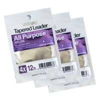 Varivas конусный подлесок  All Purpose Nylon Tapered Leader 9ft 6x