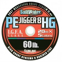Sunline шнур PE Jigger 8 HG 100м