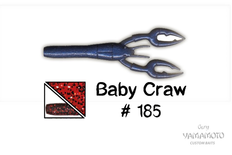 GARY YAMAMOTO приманка Baby Craw 3.75" #185